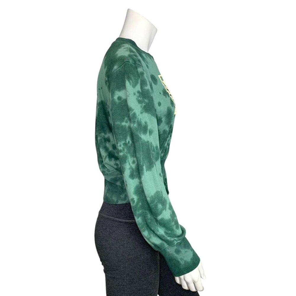 KEITH HARING Dancing Dog Tie Dye Cropped Sweatshirt - Picture 2 of 8